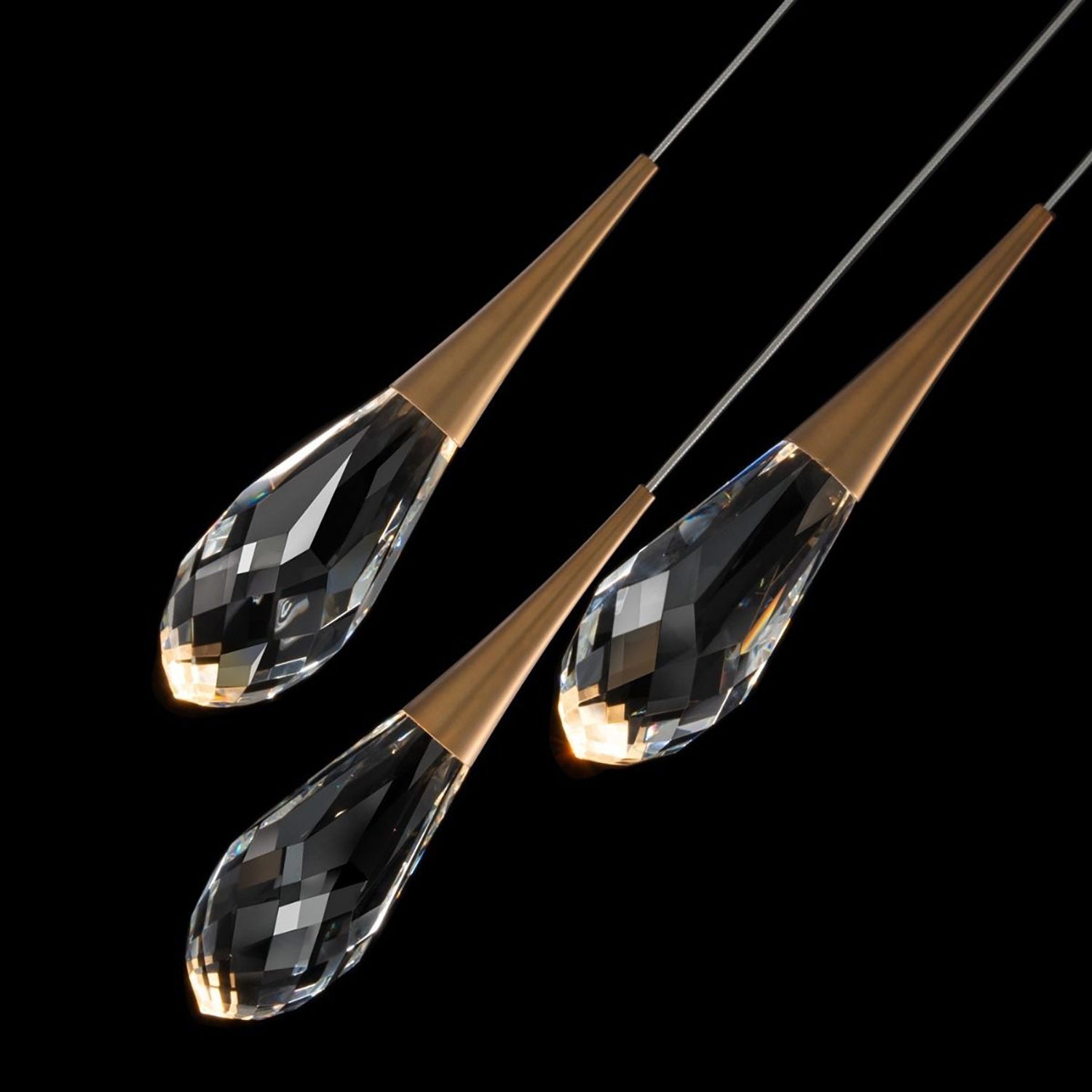 Hellebore LED Multi Light Pendant Light in Detail.