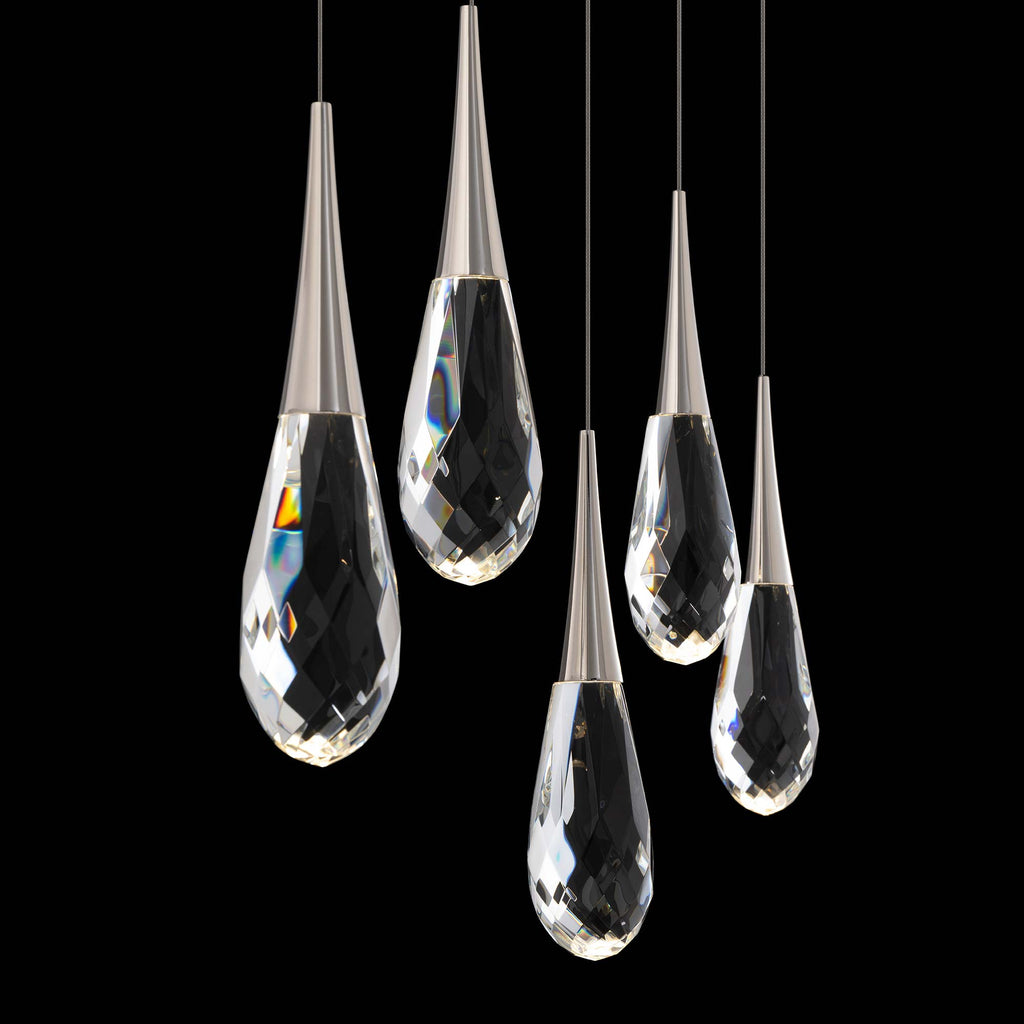 Hellebore Linear LED Multi Pendant Light in Detail.