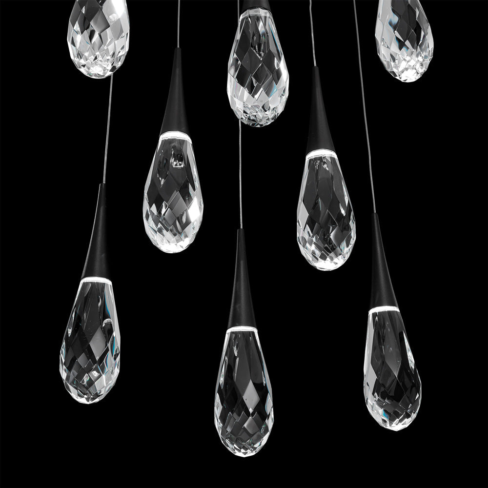 Hellebore Square LED Multi Pendant Light in Detail.