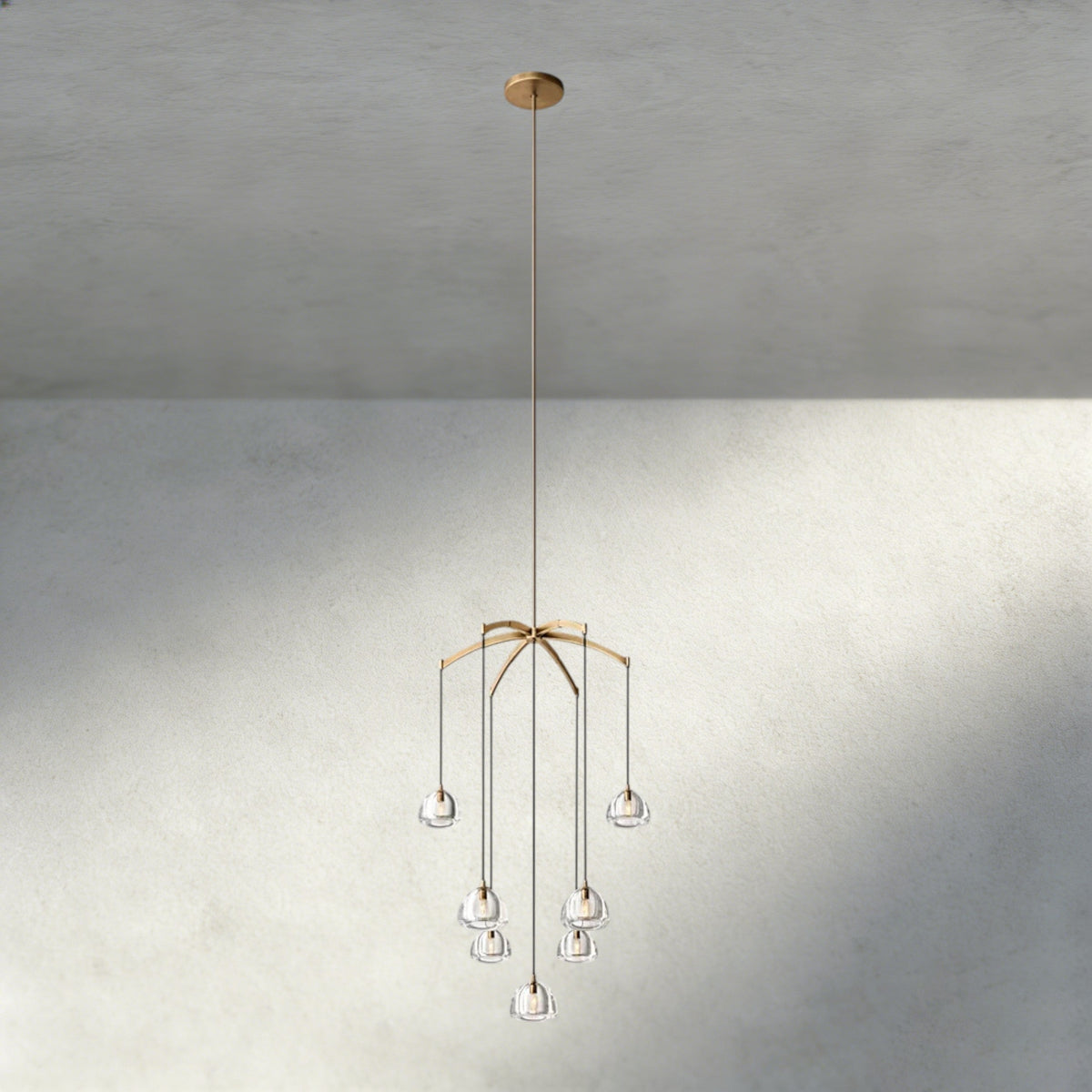 Hemisphere Round Chandelier 36", 48", 60"-chandelier-Jecanoli