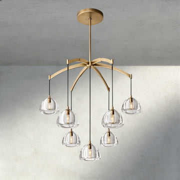 Hemisphere Round Chandelier 36", 48", 60"-chandelier-Jecanoli