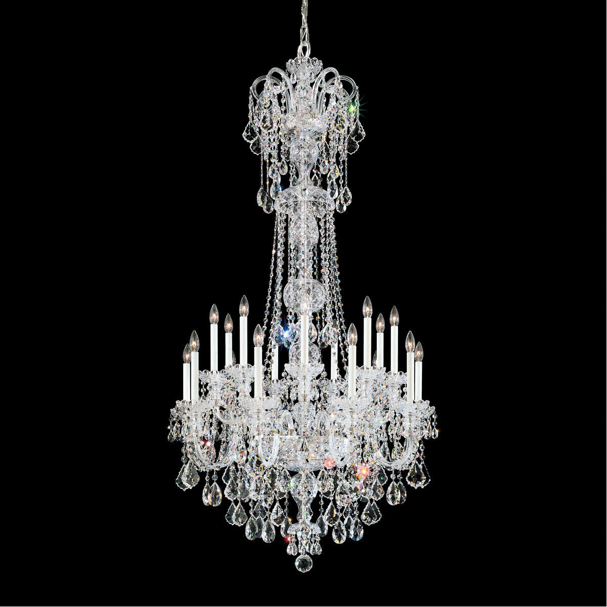 Heritage 23-light Crystal chandelier 36"
