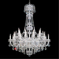 Heritage 45-light crystal chandelier 60"