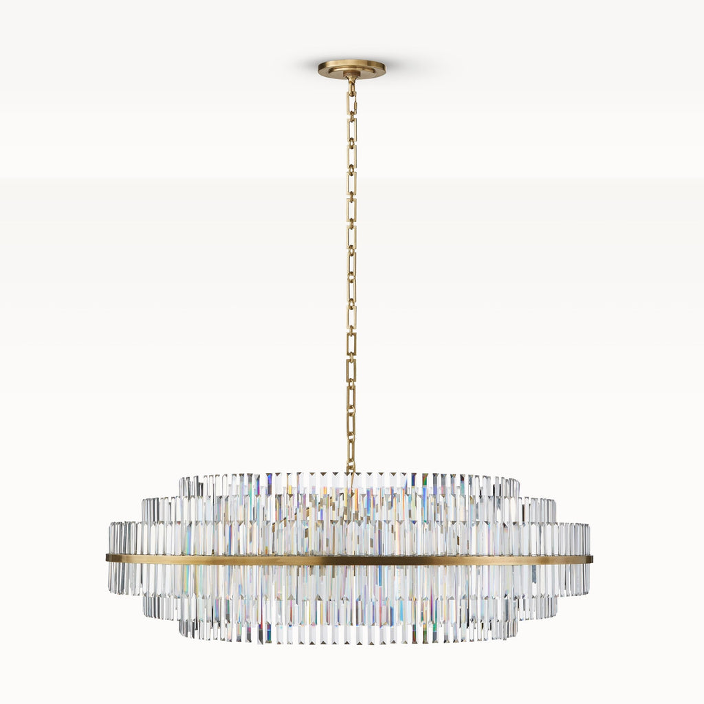 Vienna Round Crystal Chandelier 22"/48"