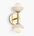 Alabaster Shade Greenwich Linear Wall Sconce-Jecanoli