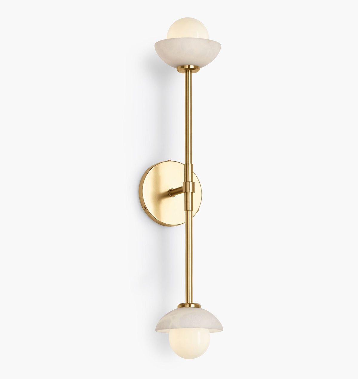 Alabaster Shade Greenwich Linear Wall Sconce-Jecanoli