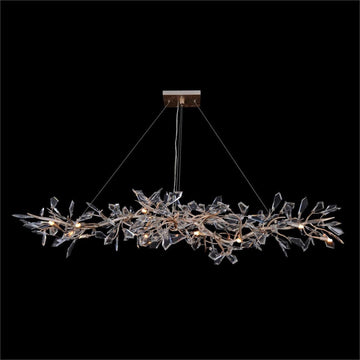 Kotta Fourteen - Light Cut - Crystal Oblong Chandelier - Jecanoli