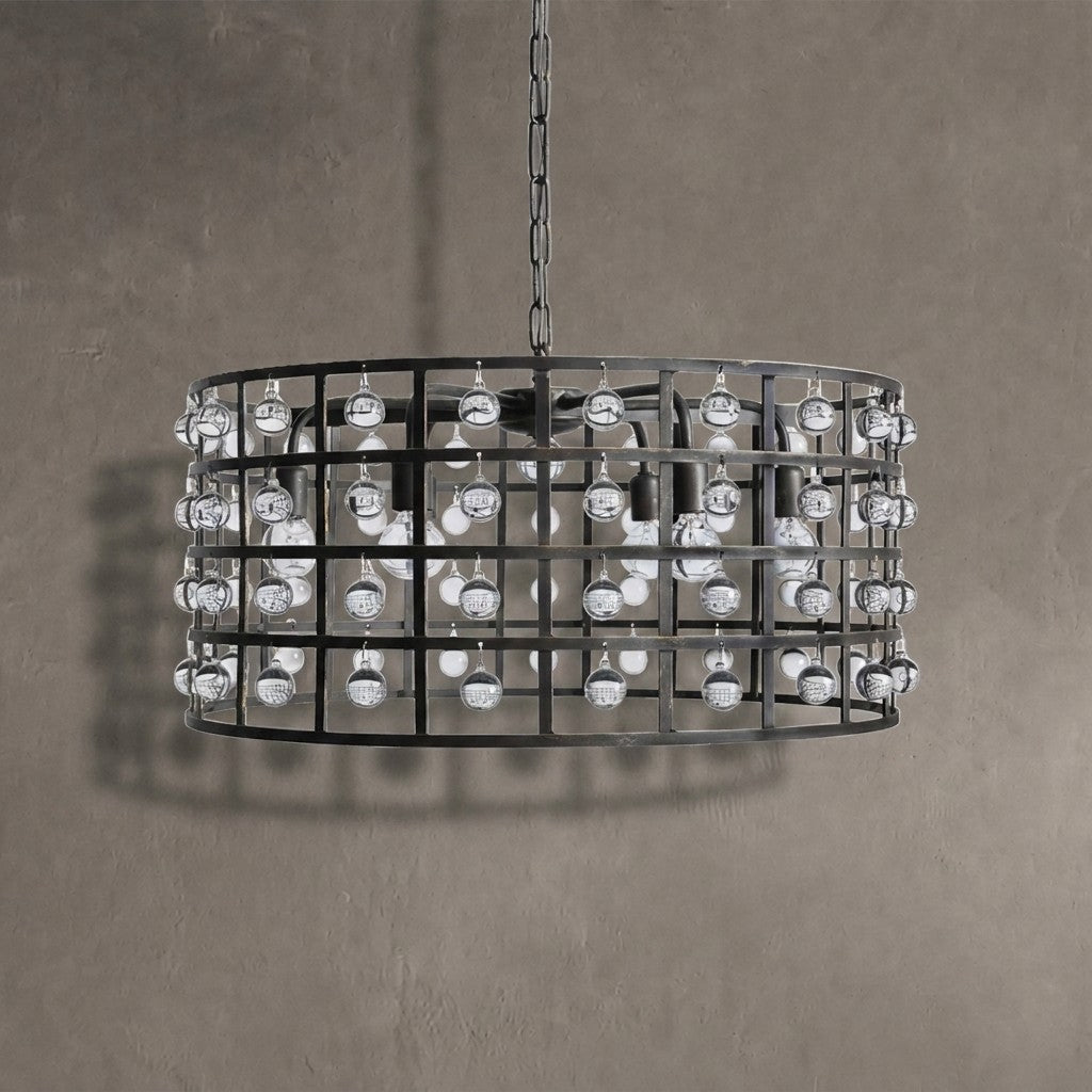 La Cage Round Chandelier 6/8/12 Light