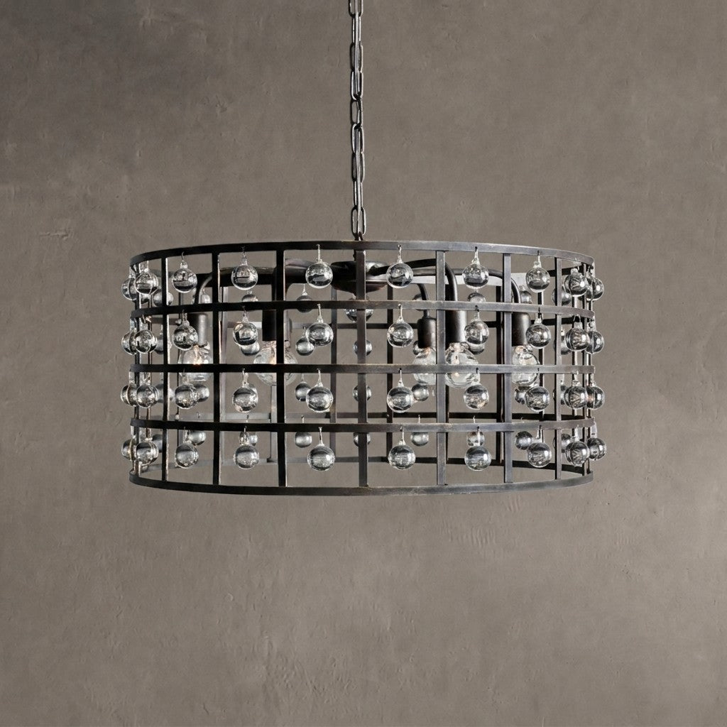 La Cage Round Chandelier 6/8/12 Light