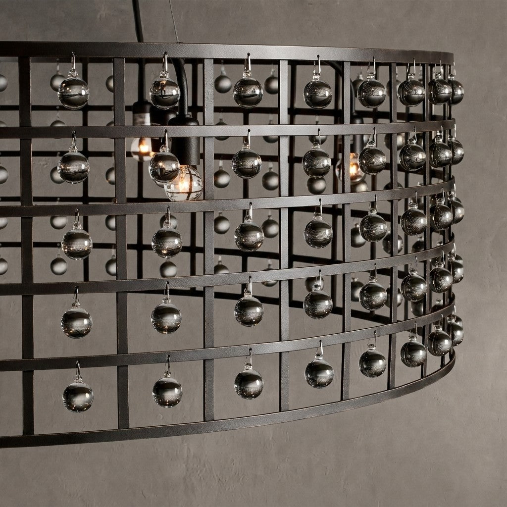 La Cage Round Chandelier 6/8/12 Light