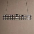 La Caged 5-Light Oval Chandelier - Silver ClayBlushlighting