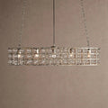 La Caged 5-Light Oval Chandelier - Silver ClayBlushlighting
