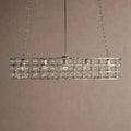 La Caged 5-Light Oval Chandelier - Silver ClayBlushlighting