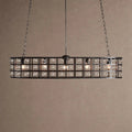 La Caged 5-Light Oval Chandelier - Silver ClayBlushlighting