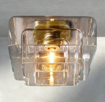 Lacour Clear Glass Flushmount