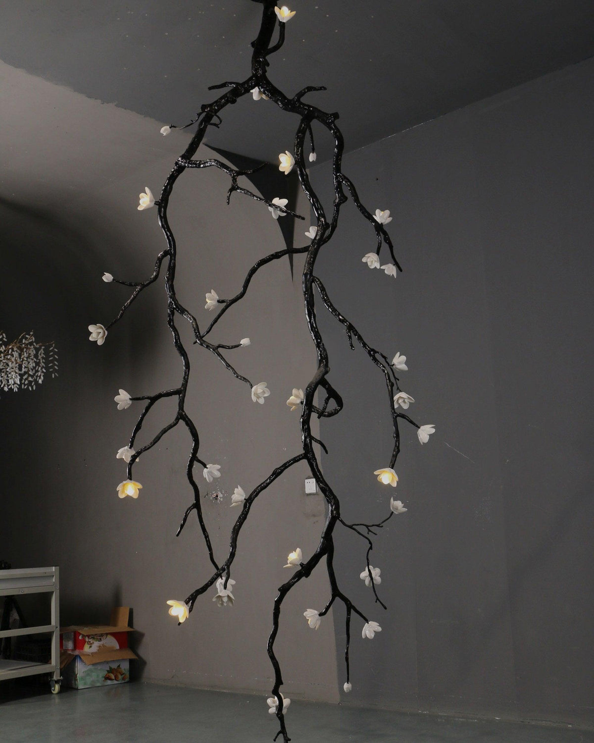 Large Long Branch Flower Chandelier-Jecanoli