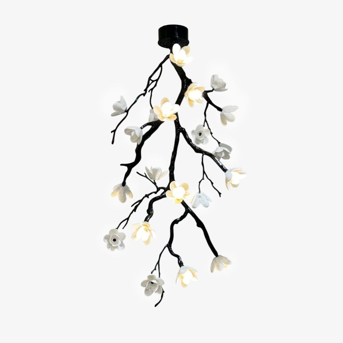 Large Long Branch Flower Chandelier-Jecanoli