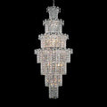Large Multi - pieces Crystal Chandelier Stylish Ceiling Light Fixture For Foyer Living Room Staircase - D23.6