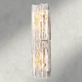 Lattice Clear Glass Sconce 15