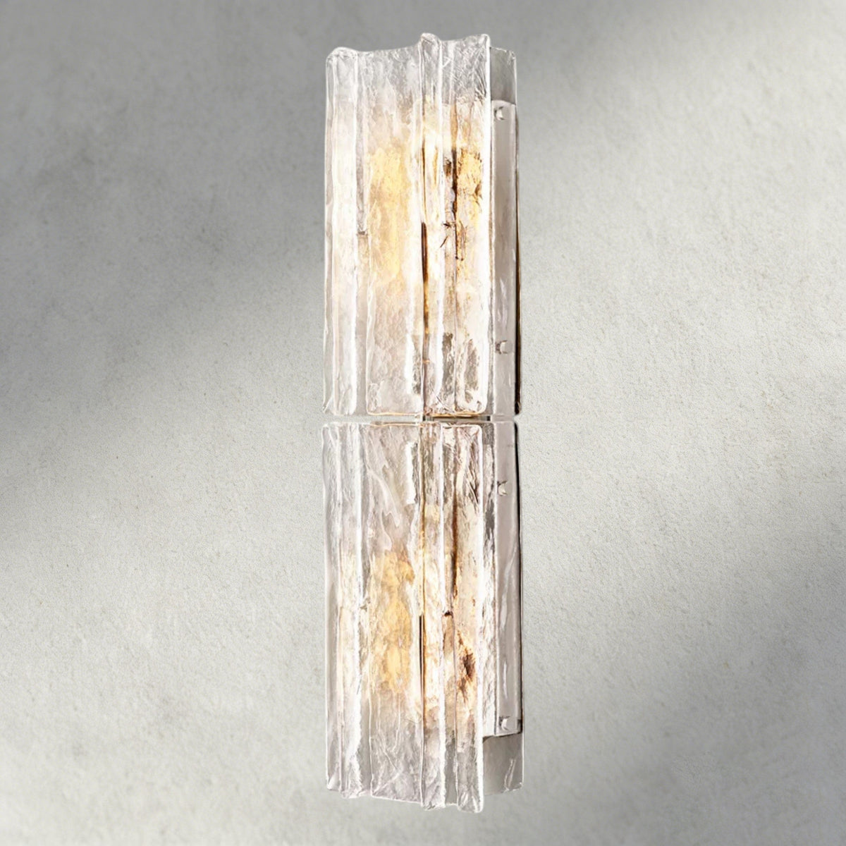 Lattice Clear Glass Sconce 15", 30"-Wall Sconce-Jecanoli