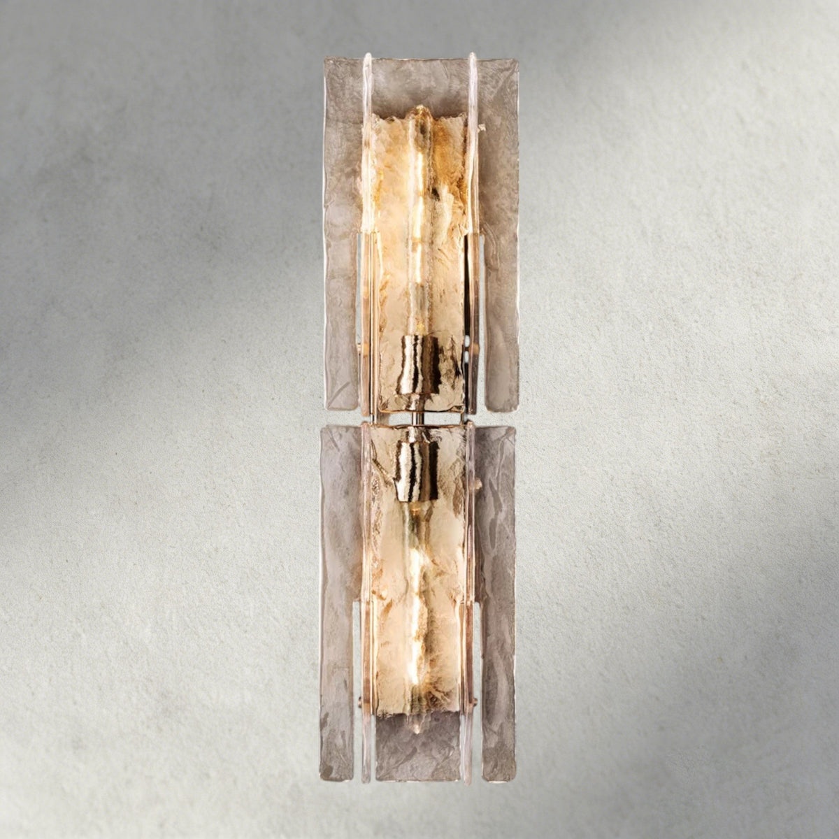 Lattice Clear Glass Sconce 15", 30"-Wall Sconce-Jecanoli