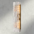 Lattice Clear Glass Sconce 15