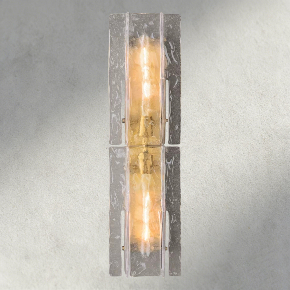 Lattice Clear Glass Sconce 15", 30"-Wall Sconce-Jecanoli