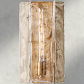 Lattice Clear Glass Sconce 15