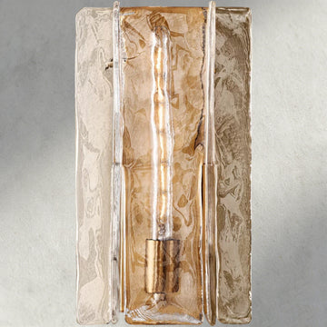 Lattice Clear Glass Sconce 15", 30"-Wall Sconce-Jecanoli