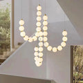 Lexi Modern Acrylic Orb Chandelier - Cool white 6000KManor Lights