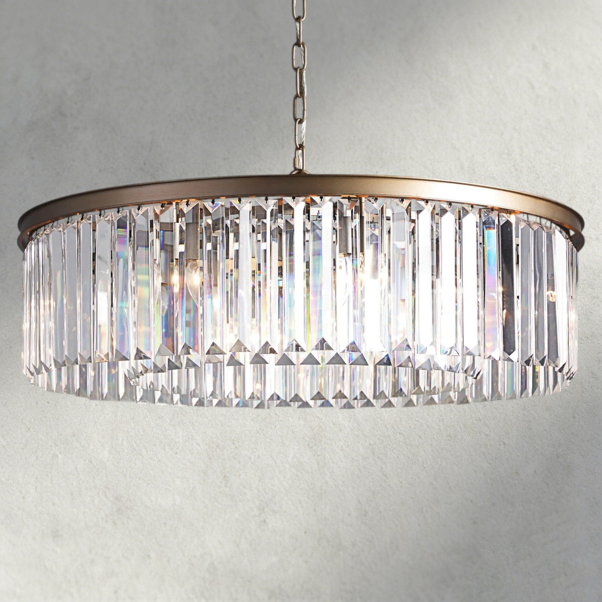 Brass Leyland Round Chandelier