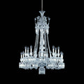 Light Luxury Classic Long Version Tiered Candle Light Crystal Chandelier for High-ceiling Rooms/Living Room - 18 Lights/D40.16
