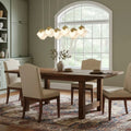 Linear Alabaster Cube Chandelier 6-Light Brass Island Pendant Light - 10-Lights ∅ 47.2
