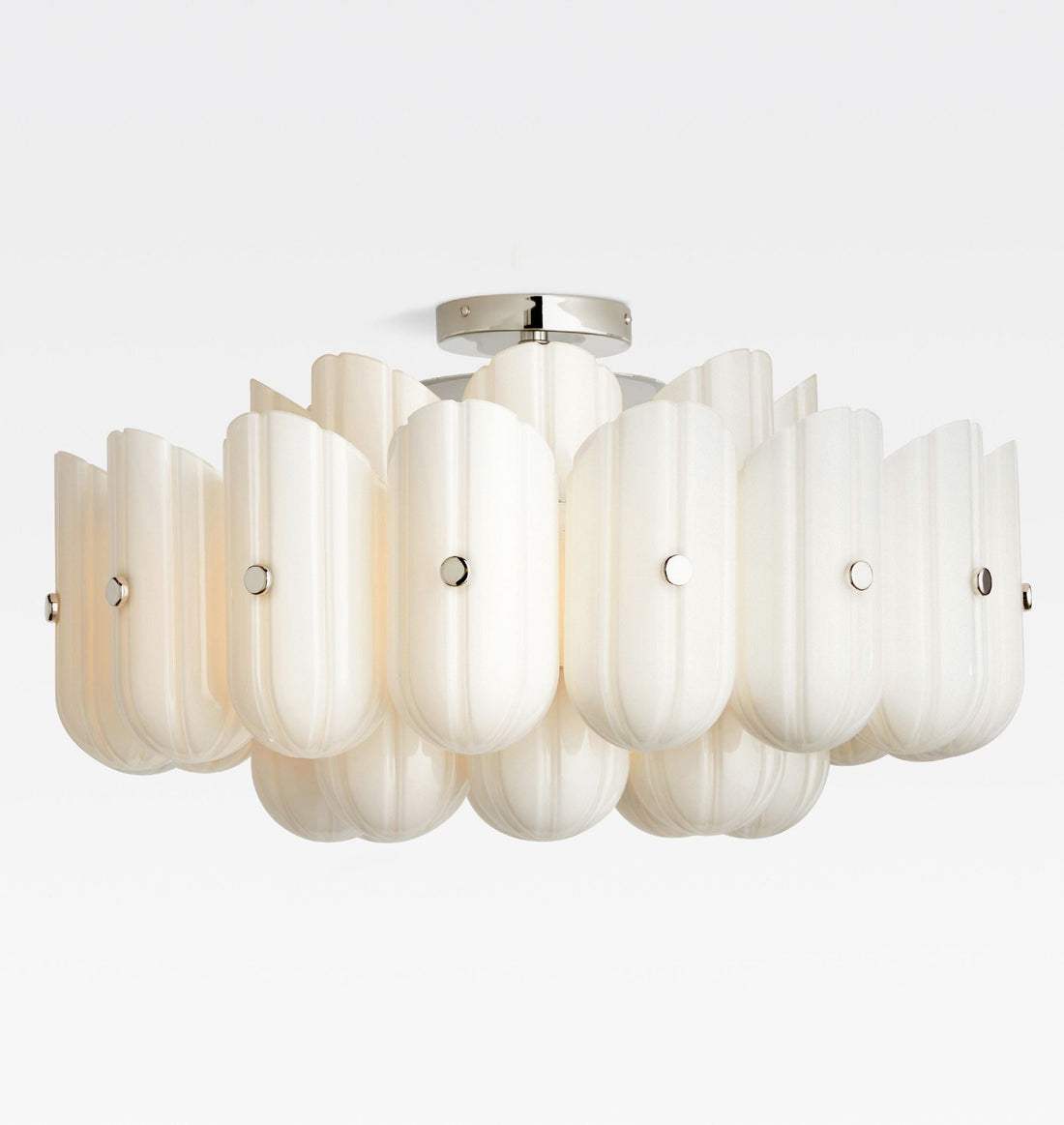 Lorna LED Double Tier Flush Mount 25"-Chandelier-Jecanoli