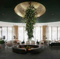 Lucia Tree Branch Chandelier for Foyer - Deep Golden BrownJecanoli