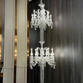 Luxury Dual-Tier Palace Crystal Chandelier - 24 Lights/D32.28