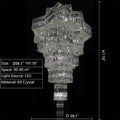 Luxury Extra Large Plaza Multi-Tier Crystal Chandelier For Hotel Hall / 2 Story Foyer / High Ceiling Living Room-Chandeliers-Manolights-Manolights
