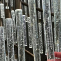 Luxury Spiral Bubble Crystal Chandelier for High Ceiling - CustomWarm LightJecanoli