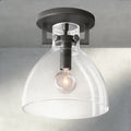 Machinist Glass Cloche Flushmount-Flush Mount-Jecanoli