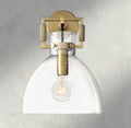 MACHINIST GLASS CLOCHE SCONCE 8