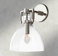 MACHINIST GLASS CLOCHE SCONCE 8