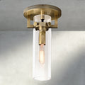 MACHINIST GLASS CYLINDER FLUSHMOUNT-Flush Mount-Jecanoli