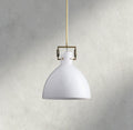 MACHINIST MILK GLASS CLOCHE PENDANT 10