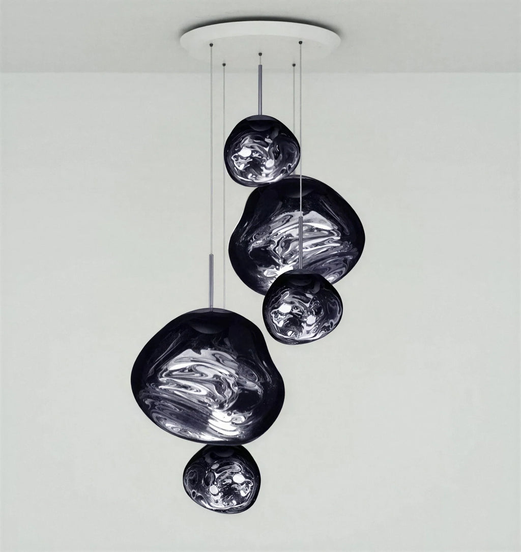 Modern Rock Glass Special Shape Pendant Lighting