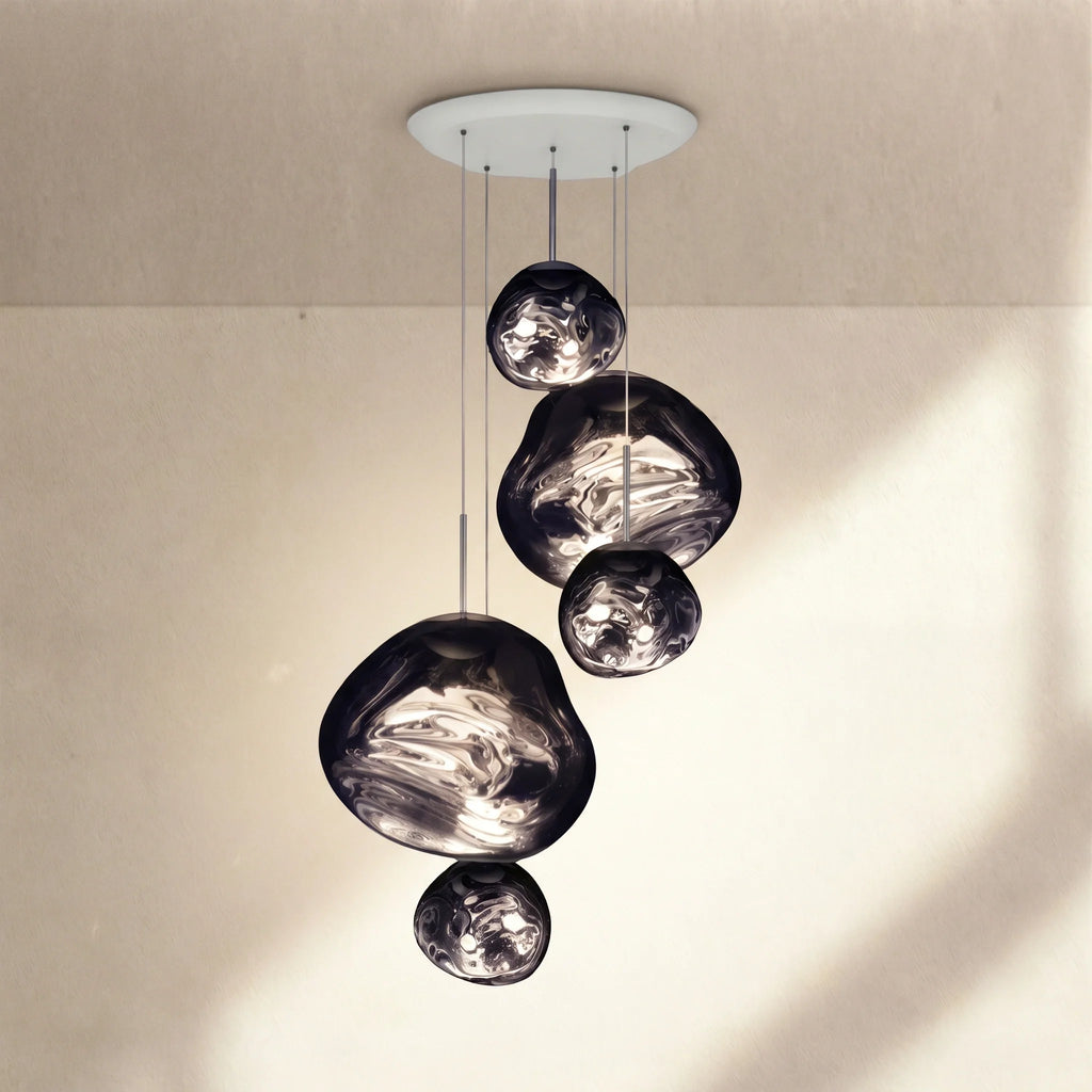 Modern Rock Glass Special Shape Pendant Lighting