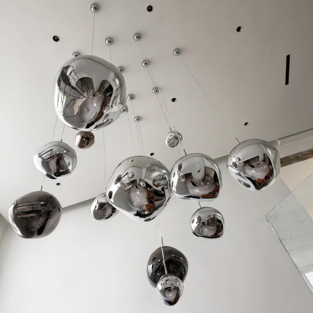 Modern Rock Glass Special Shape Pendant Lighting