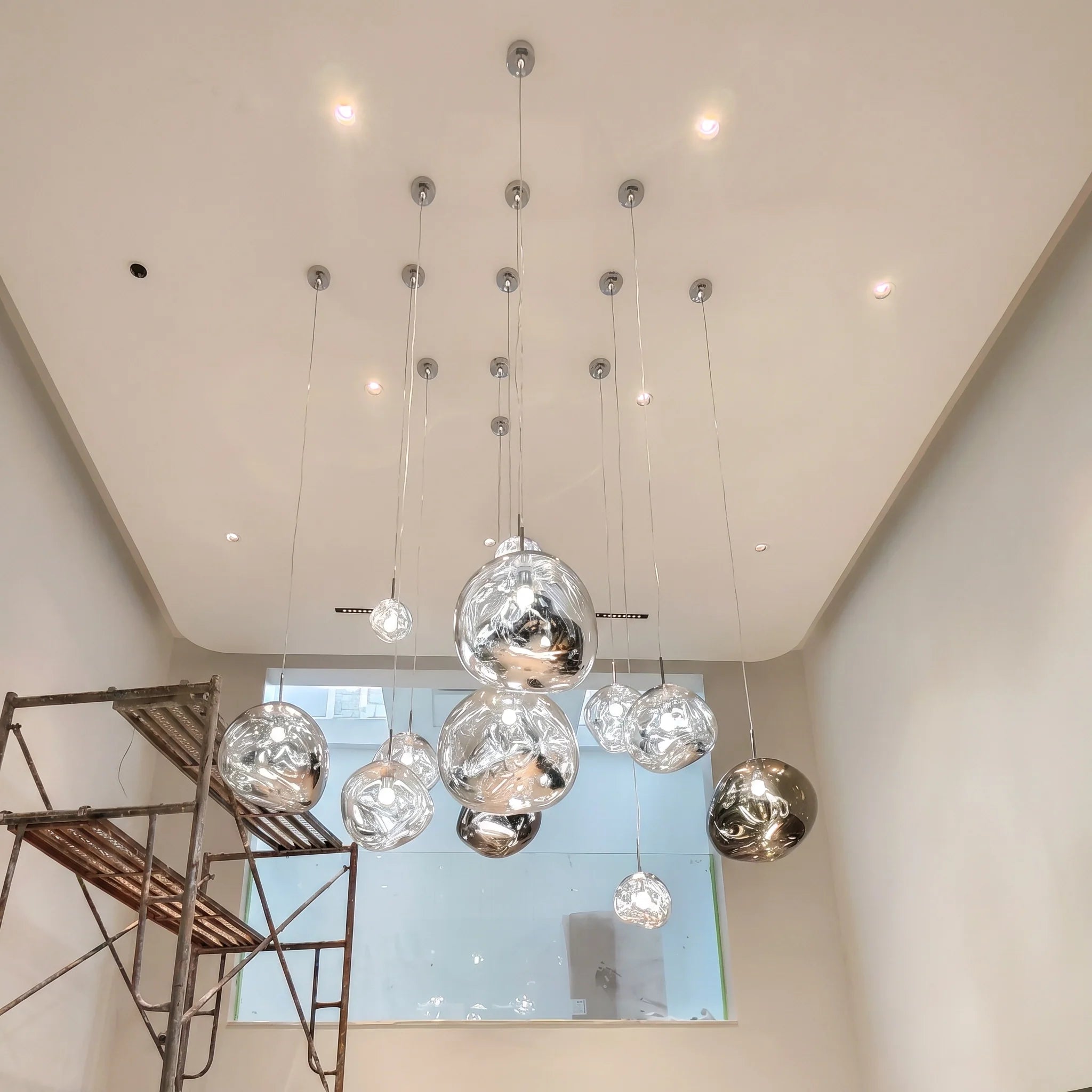 Modern Rock Glass Special Shape Pendant Lighting