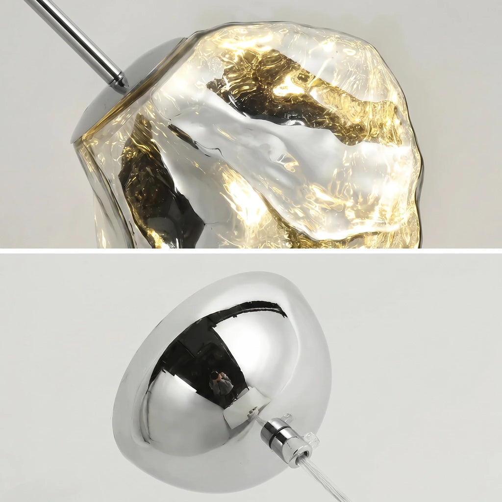Modern Rock Glass Special Shape Pendant Lighting