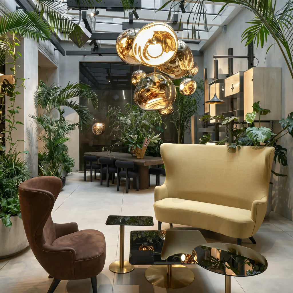 Modern Rock Glass Special Shape Pendant Lighting
