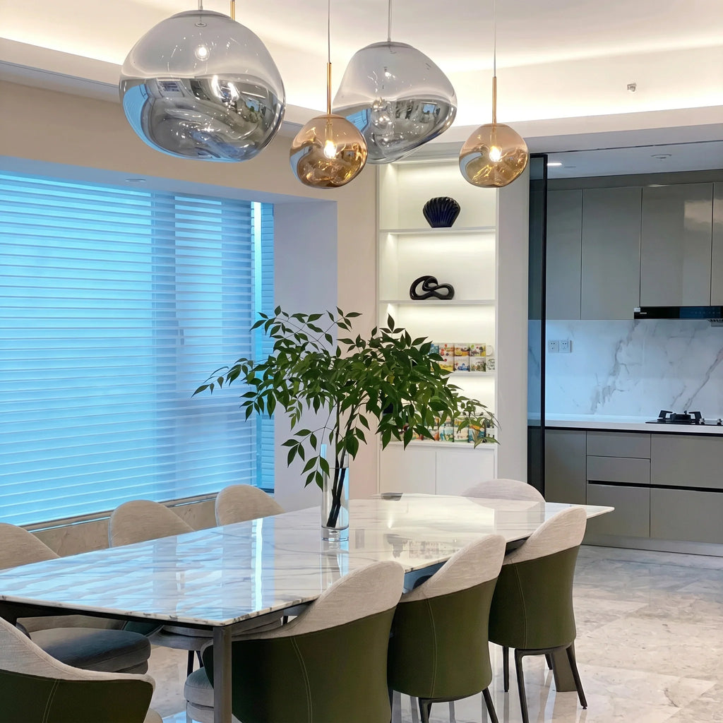 Modern Rock Glass Special Shape Pendant Lighting
